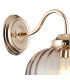 Afton Wall Light Flower Bud Shade 1 x E27 French Gold/Cognac-5