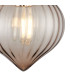 Afton Wall Light Flower Bud Shade 1 x E27 Polished Nickel/Cognac-6