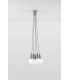 5 Light Ceiling Cluster Pendant Grey - 4