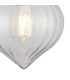 Afton Wall Light Flower Bud Shade 1 x E27 Polished Nickel/Clear-6
