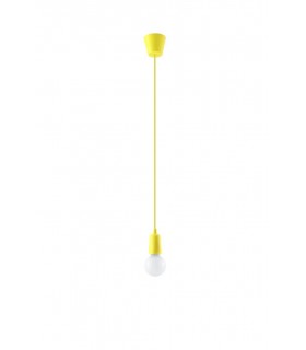 1 Light Ceiling Pendant Yellow - 1