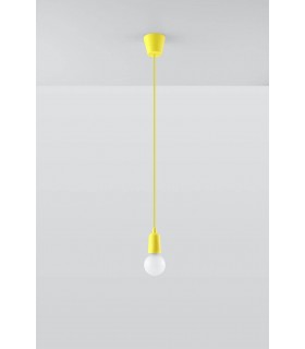1 Light Ceiling Pendant Yellow - 2