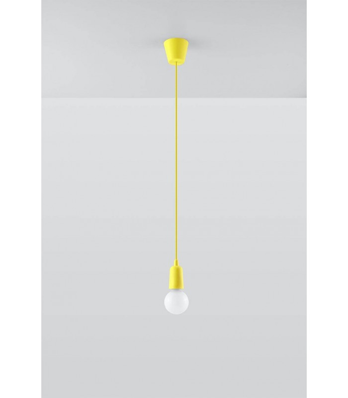 1 Light Ceiling Pendant Yellow - 2