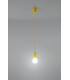 1 Light Ceiling Pendant Yellow - 3