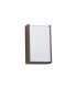 Yonkers Wall Lamp 1 x 10W LED 3000K 500lm IP65 Dark Brown/Opal -4