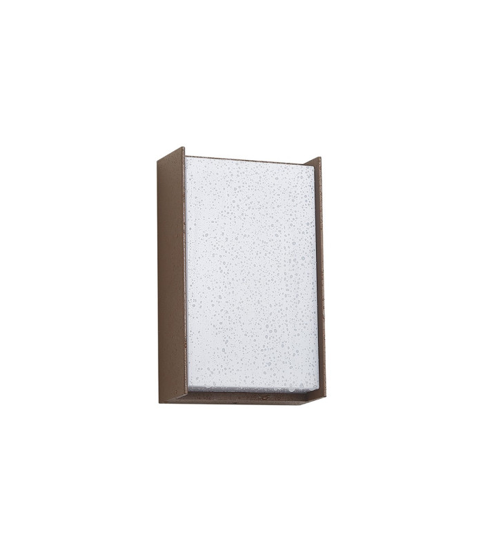Yonkers Wall Lamp 1 x 10W LED 3000K 500lm IP65 Dark Brown/Opal -6