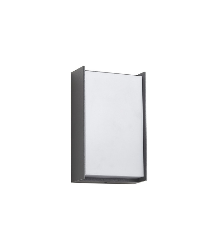 Yonkers Wall Lamp 1 x 10W LED 3000K 500lm IP65 Dark Grey/Opal -5