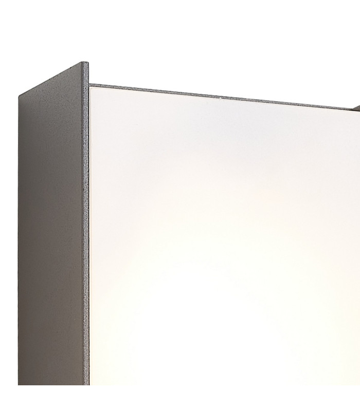 Yonkers Wall Lamp 1 x 10W LED 3000K 500lm IP65 Dark Grey/Opal -8