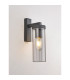 Elmira Wall Lamp 1 x E27 IP54 Dark Grey/Clear -3