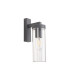 Elmira Wall Lamp 1 x E27 IP54 Dark Grey/Clear -4