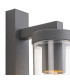 Elmira Wall Lamp 1 x E27 IP54 Dark Grey/Clear -6