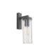 Elmira Wall Lamp 1 x E27 IP54 Dark Grey/Clear -9
