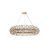 Salisbury 1.2m Ring Pendant 30 Light G9 French Gold/Crystal Item Weight: 18kg-1