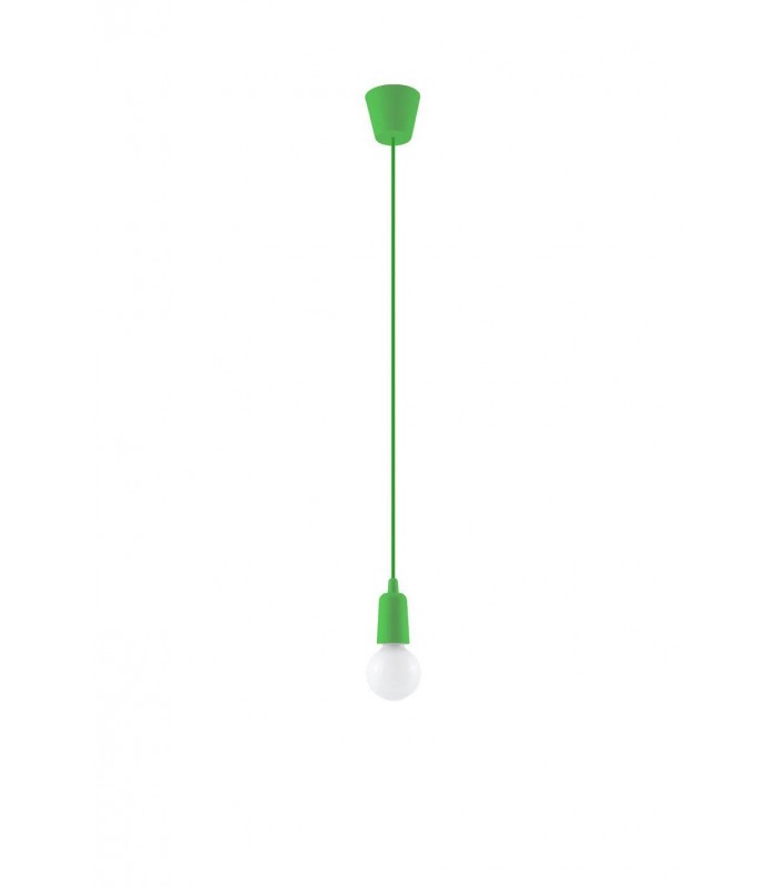 1 Light Ceiling Pendant Green - 1