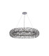 Salisbury 1.2m Ring Pendant 30 Light G9 Polished Chrome/Crystal Item Weight: 18kg-4