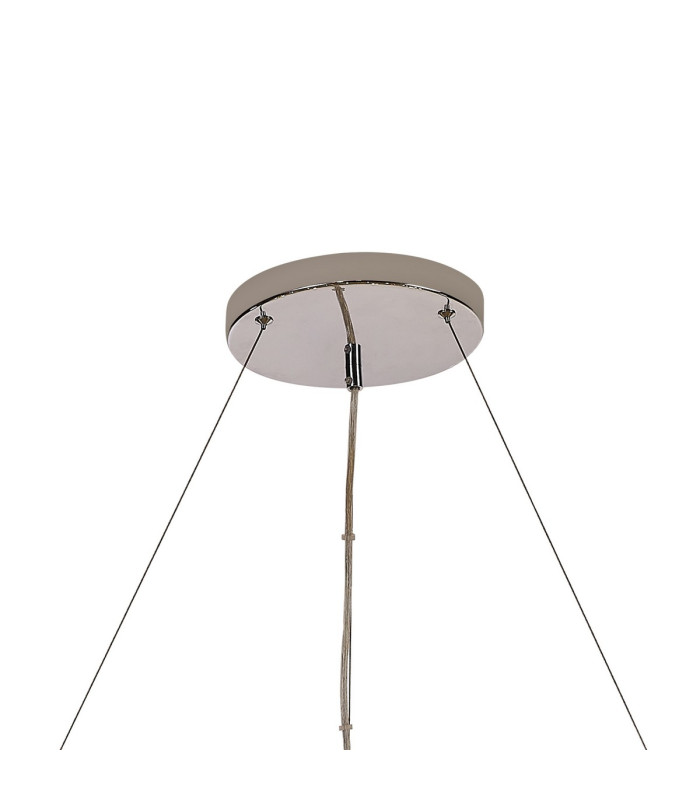 Salisbury 1.2m Ring Pendant 30 Light G9 Polished Chrome/Crystal Item Weight: 18kg-5