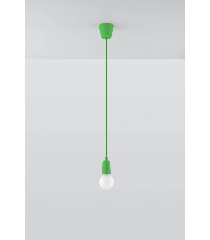 1 Light Ceiling Pendant Green - 2