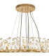 Salisbury 4 Tier 60cm + 80cm + 100cm + 120cm Pendant 12 + 20 + 26 + 30 Light G9 French Gold/Crystal Item Weight: 46kg-5
