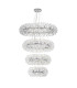Salisbury 4 Tier 60cm + 80cm + 100cm + 120cm Pendant 12 + 20 + 26 + 30 Light G9 Polished Chrome/Crystal Item Weight: 46kg-4