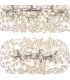 Salisbury 4 Tier 60cm + 80cm + 100cm + 120cm Pendant 12 + 20 + 26 + 30 Light G9 Polished Chrome/Crystal Item Weight: 46kg-7