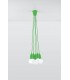 5 Light Ceiling Cluster Pendant Green - 4