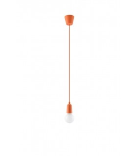 1 Light Ceiling Pendant Orange - 1