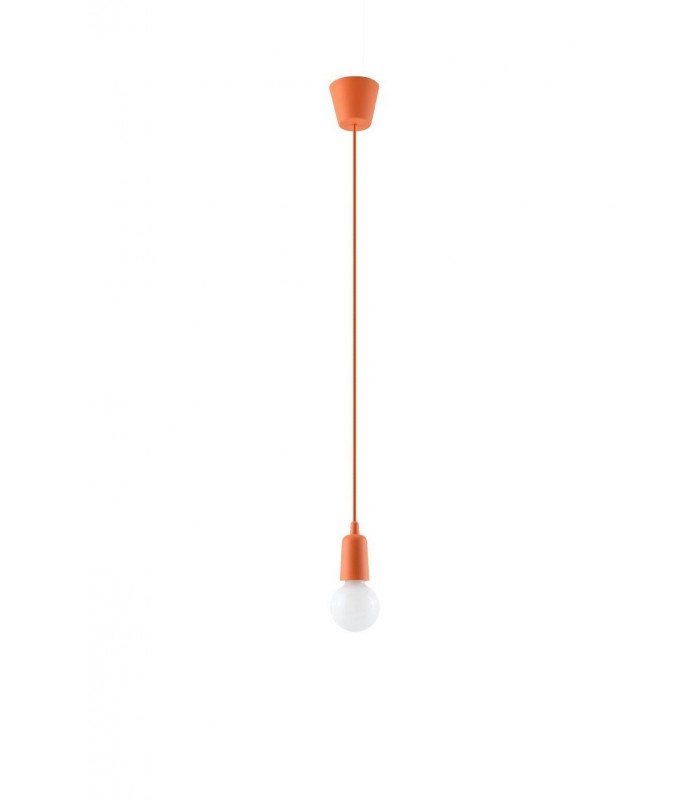 1 Light Ceiling Pendant Orange - 1