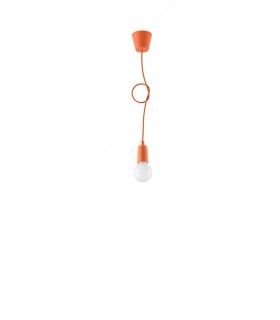 1 Light Ceiling Pendant Orange - 2