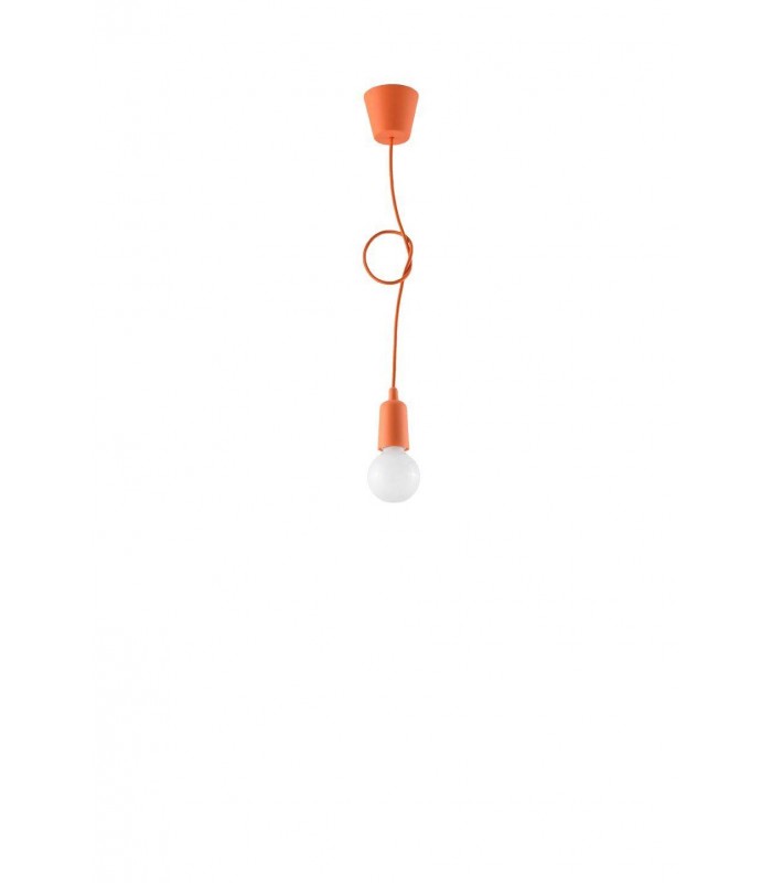 1 Light Ceiling Pendant Orange - 2