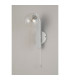 Cortland Pull Switch Wall Light 1 Light G9 IP44 White/Polished Chrome/Clear Smooth Round Glass-5