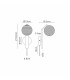 Cortland Pull Switch Wall Light 1 Light G9 IP44 White/Polished Chrome/Clear Ribbed Round Glass-2