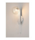 Cortland Pull Switch Wall Light 1 Light G9 IP44 White/Polished Chrome/Clear Ribbed Round Glass-3