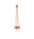 5 Light Ceiling Cluster Pendant Orange - 1