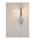 Cortland Pull Switch Wall Light 1 Light G9 IP44 White/Polished Chrome/Clear Dune Effect Round Glass-3