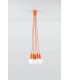 5 Light Ceiling Cluster Pendant Orange - 3