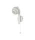 Cortland Pull Switch Wall Light 1 Light G9 IP44 White/Polished Chrome/Grey Round Marble Effect Glass-4