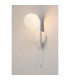 Cortland Pull Switch Wall Light 1 Light G9 IP44 White/Polished Chrome/Opal Round Segment Glass-3