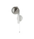 Cortland Pull Switch Wall Light 1 Light G9 IP44 White/Polished Chrome/Smoke Ribbed Round Glass-4