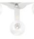 Cortland 51cm Flush Ceiling 3 Light G9 IP44 White/Polished Chrome/Clear Swirl Round Glass-6