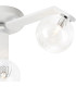 Cortland 51cm Flush Ceiling 3 Light G9 IP44 White/Polished Chrome/Clear Swirl Round Glass-7