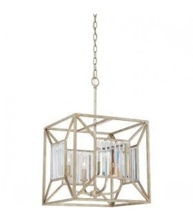 4 Light Pendant Vintage Gold - 1