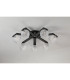 Cortland 64cm Flush Ceiling 7 Light G9 IP44 Black/Polished Chrome/Clear Cross Pattern Round Glass-8