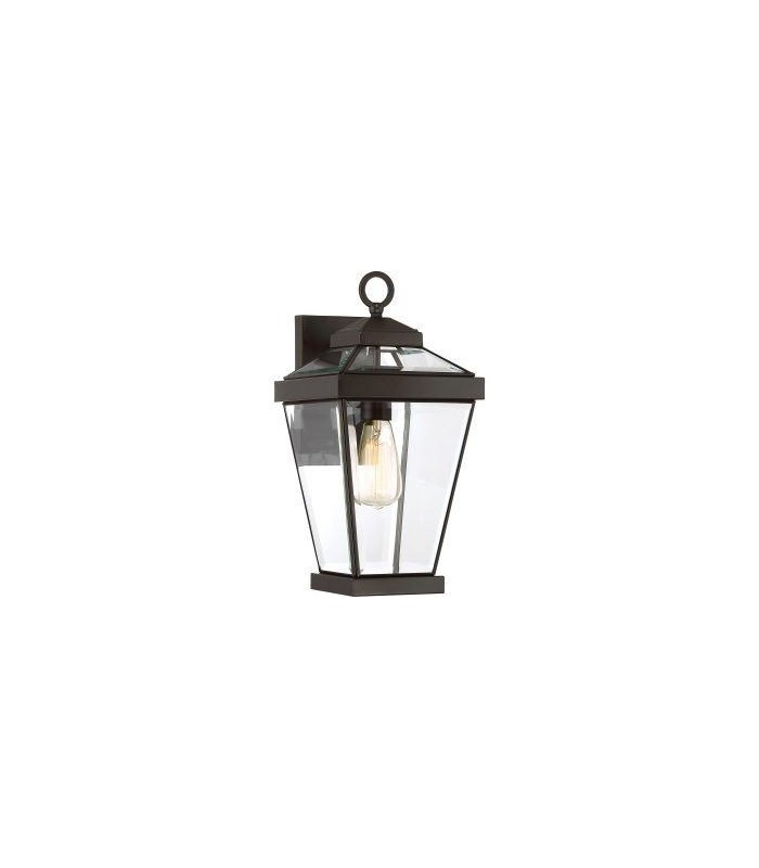 1 Light Medium Outdoor Wall Lantern Western Bronze IP44 - 1