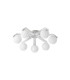 Cortland 64cm Flush Ceiling 7 Light G9 IP44 White/Polished Chrome/Opal Round Segment Glass-4