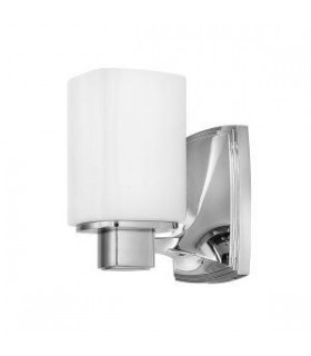 Integrated LED 1 Light Wall Light Polished Chrome IP44 - 1