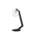 Cortland Table Lamp 1 Light G9 Black/Polished Chrome/Clear Ribbed Round Glass-5