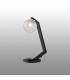Cortland Table Lamp 1 Light G9 Black/Polished Chrome/Clear Cross Pattern Round Glass-3
