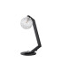 Cortland Table Lamp 1 Light G9 Black/Polished Chrome/Clear Cross Pattern Round Glass-4