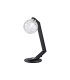 Cortland Table Lamp 1 Light G9 Black/Polished Chrome/Clear Dune Effect Round Glass-1