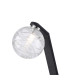 Cortland Table Lamp 1 Light G9 Black/Polished Chrome/Clear Dune Effect Round Glass-5